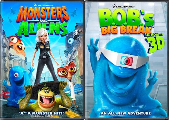 Monsters Vs. Aliens DVD Cover Art